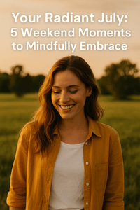 Your Radiant July: 5 Weekend Moments to Embrace Mindfully