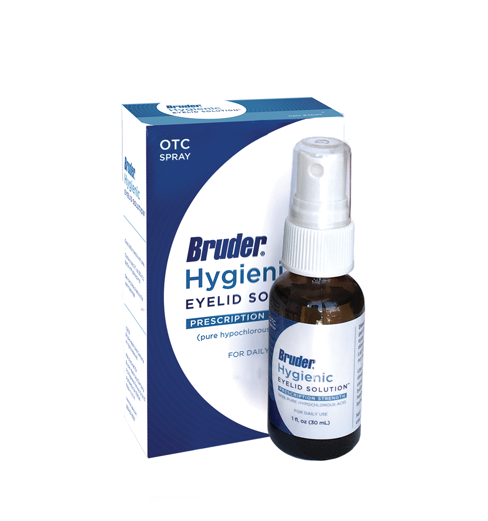 Bruder Hygienic Eyelid Solution For Relief From Dry Eye, Red Itchy Eyelids